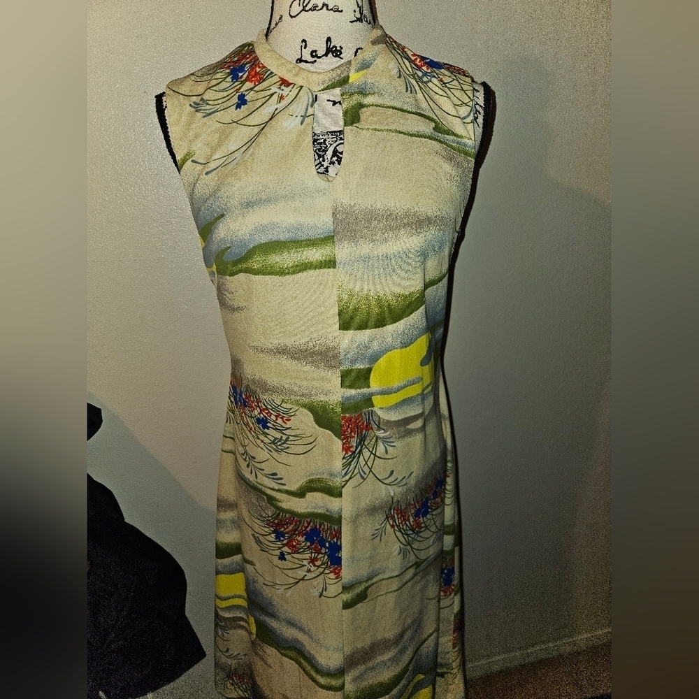 Handmade Womans Knee Length Sleeveless Dress
